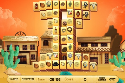 Brave Sheriff Mahjong Free screenshot 3