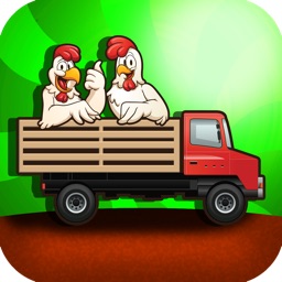 A Chicken Farm - My Tiny Tractor Racing Game for Kids