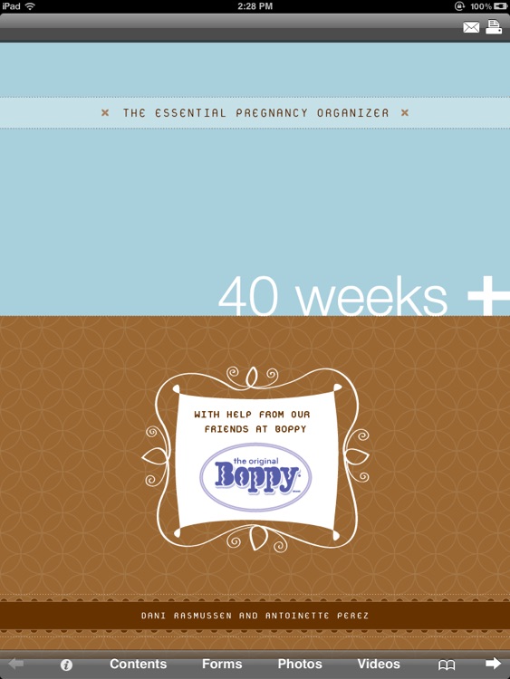 Pregnancy Organizer: 40 Weeks +