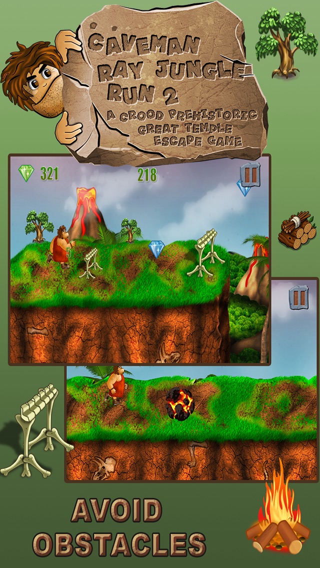 Caveman Jungle Run : A Great Dinosaur Escape Game-Free Edition hack tool