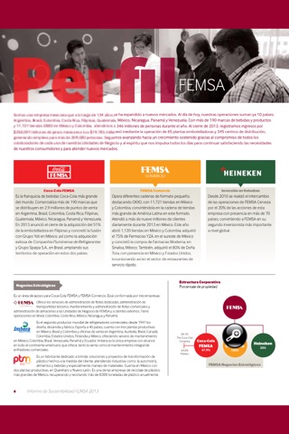 FEMSA Sostenibilidad 2013 Móvil screenshot 2