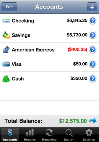 Accounts Lite - Checkbook screenshot 2