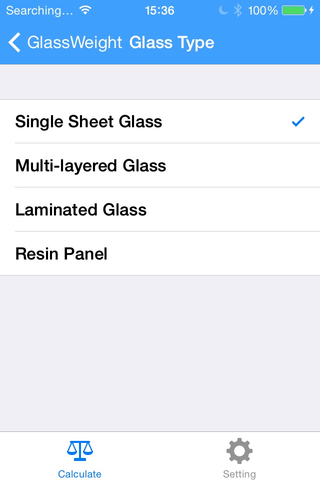 GlassWeight - Glass Weight Calculator screenshot 3