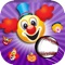 Clown Knockdown Assault Blast - Crazy Boardwalk Carnival Skill Game