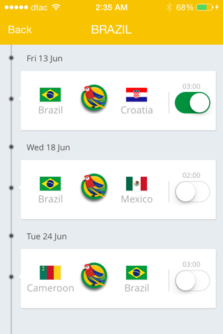 World Football Cup 2014 Reminder screenshot 4