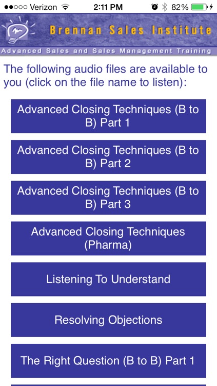 Advanced Sales Skills