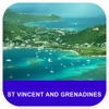 St Vincent and Grenadines Map - PLACE STARS