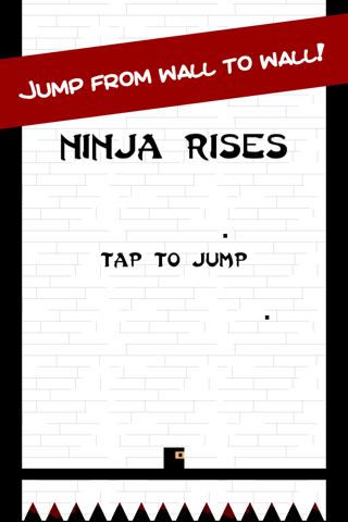 Bouncy Ninja Rises: Don't Touch The Black Tile Spikes screenshot 2