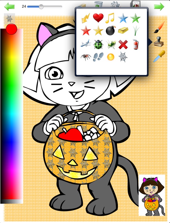 Coloring book for little girls - coloring pages with classic dolls, Russian and kimmi HD screenshot-4