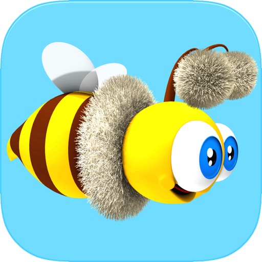 Fluffy Bee Fly - Endless Fun Flyer Adventure Race Free icon