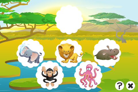 Animated Animal Szene: Spot The Difference Kids & Baby Game For Toddlers! Find The Mistake in The Pictures. Free Learn-ing Challenge screenshot 4