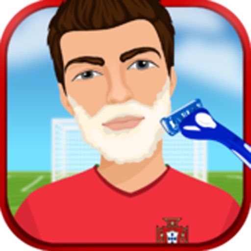 A Soccer Stars Celebrity Shave (Shaving) - Makeover Beard Salon Me Game For Kids Pro icon