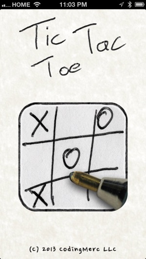 Tic Tac Toe Doodle Classic