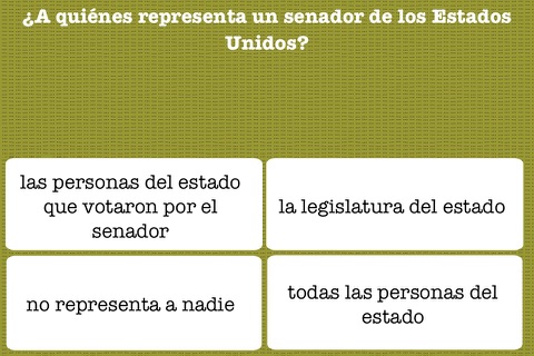 Examen de Ciudadanía (Estados Unidos) screenshot 3