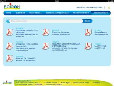 e-receta Boiron screenshot 4