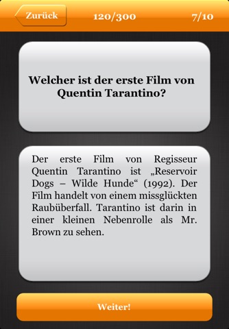 Film-Quiz (Deutsch) - das Filmquiz für Cineasten screenshot 4