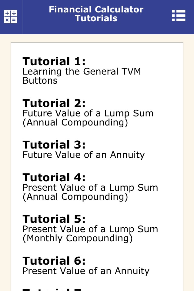 MyFinanceLab Financial Calculator screenshot 4