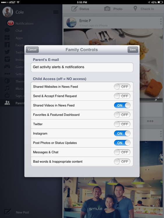 Parental Controls for Facebook - FamilyControls