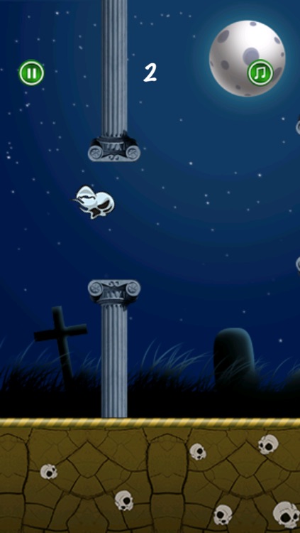 Flappy Angry Ghost - Fun ghost flying arcade game