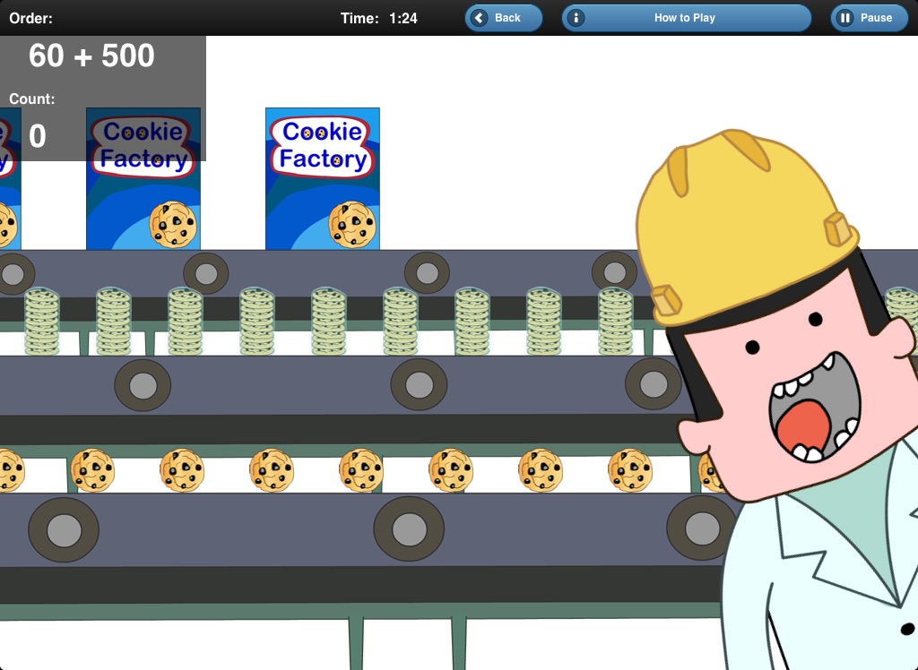 Chocolate Chip Cookie Factory: Place Value FREE screenshot 2