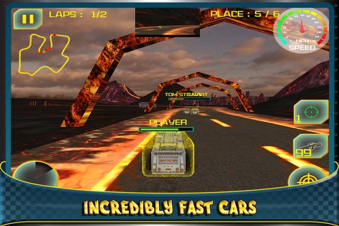 3D Nitro Race Cars – Real Highway Roads Racing Game screenshot 2