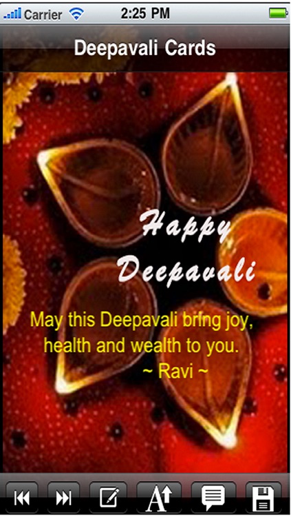 Happy Deepavali Greetings Card. Send Deepavali Wishes Greeting Cards on Festival of Lights. Custom Deepavali Cards! screenshot-3