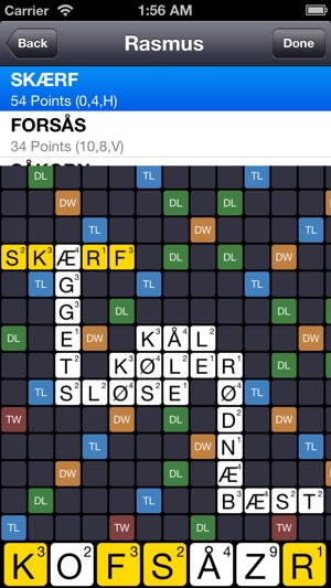 DK Løser for Wordfeud