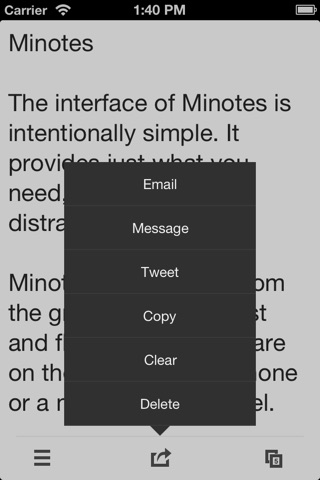 Minotes screenshot 3