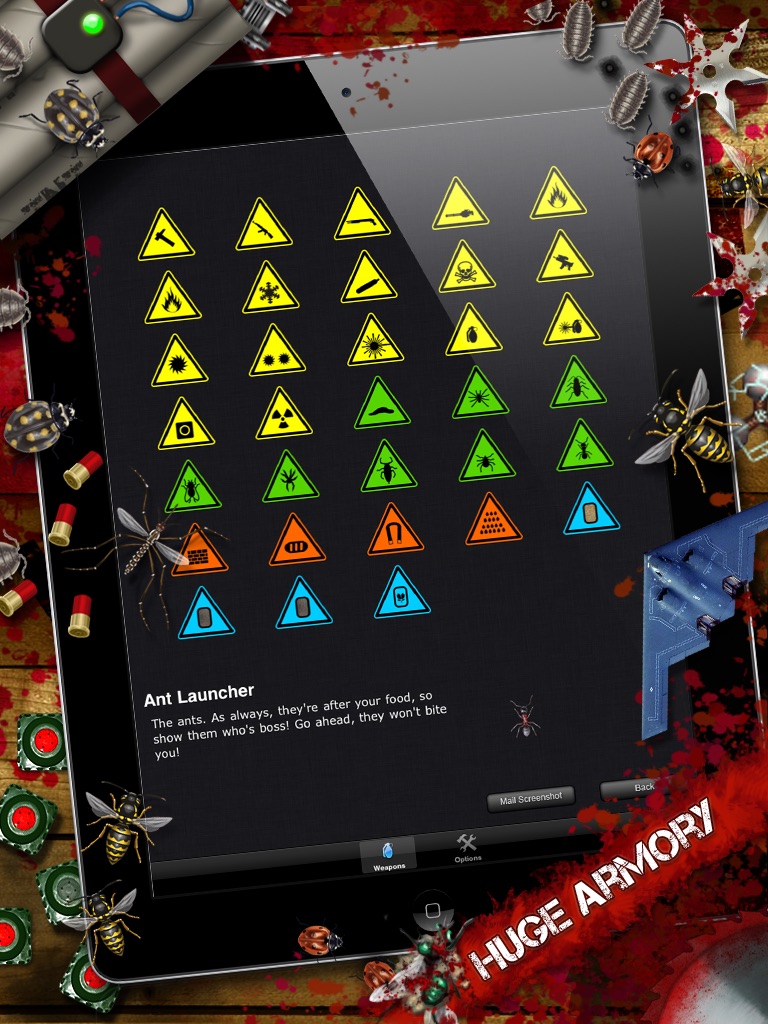 iDestroy HD Free: Game of bug Fire, Destroy pest before it age! Bring on insect war! screenshot 4