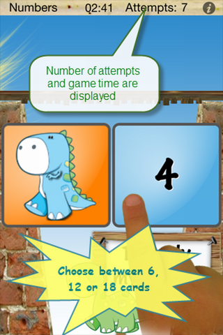 Letters, Numbers, Shapes and Colors Card Matching Game screenshot 2