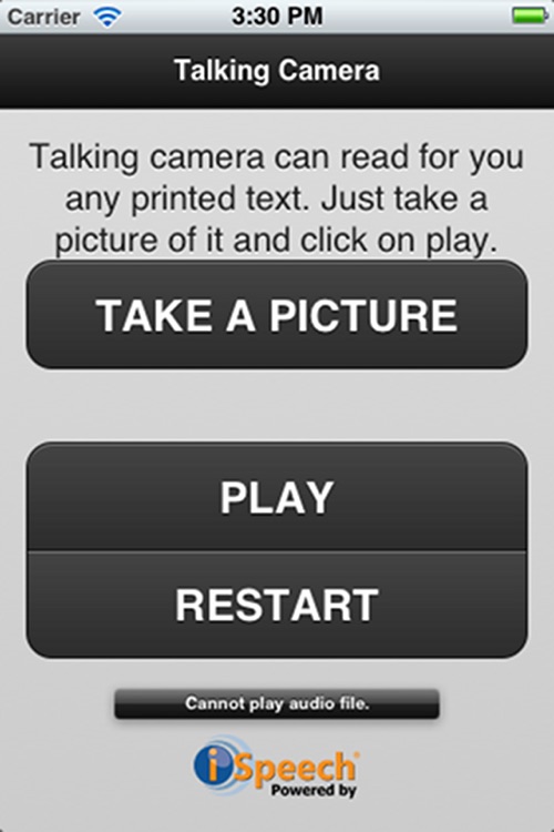 Talking Camera Pro - for visually impaired/blind