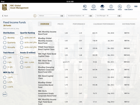 RBC Global Asset Management Advisor screenshot 4