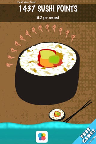 A Chop Chop Sushi Bar Maker FREE -  Happy Tap's Game screenshot 2