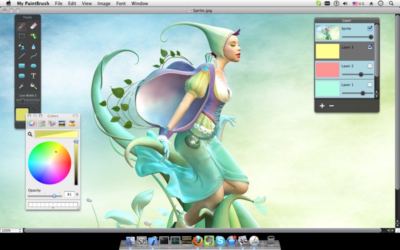 paintbrush app for mac selection tool