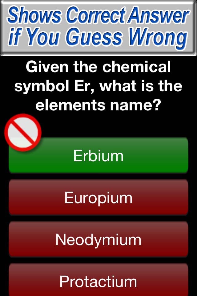 Periodic Table Quiz Free - The Fun Chemistry Practice Test Game for the Periodic Table of the Elements screenshot 3
