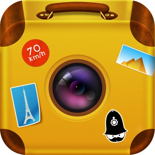 Travel Photo Booth: Add Objects and Text to Vacation, Trip and Holiday Pictures icon