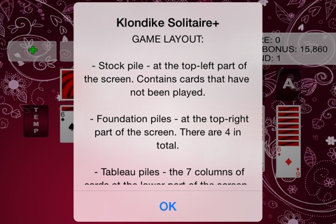 Klondike Solitaire+ screenshot 2