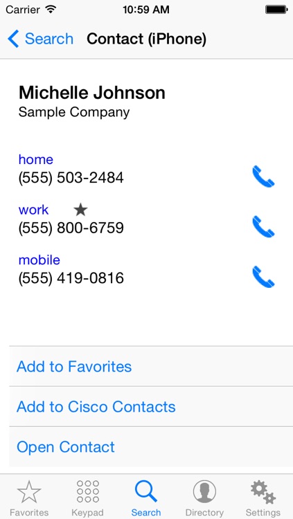 Contacts Sync for Cisco screenshot-3