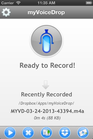 myVoiceDrop screenshot 2