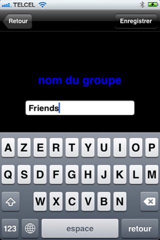 SMS group contacts screenshot 2