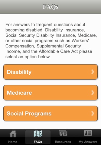 Disability Answers screenshot 2