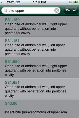 ICD10 Codes