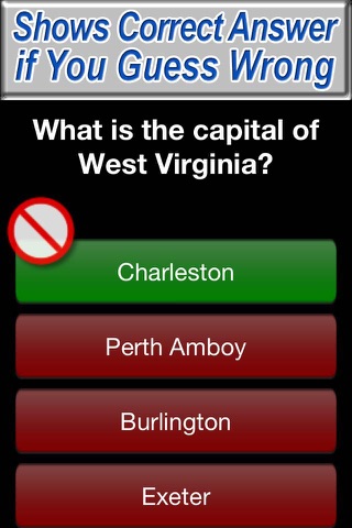 US State Capitals Trivia Quiz Free - The United States Fifty Capital Test Game screenshot 3