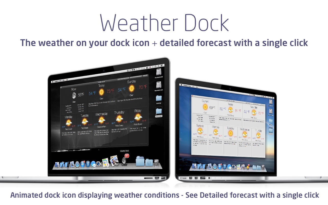 Weather dock