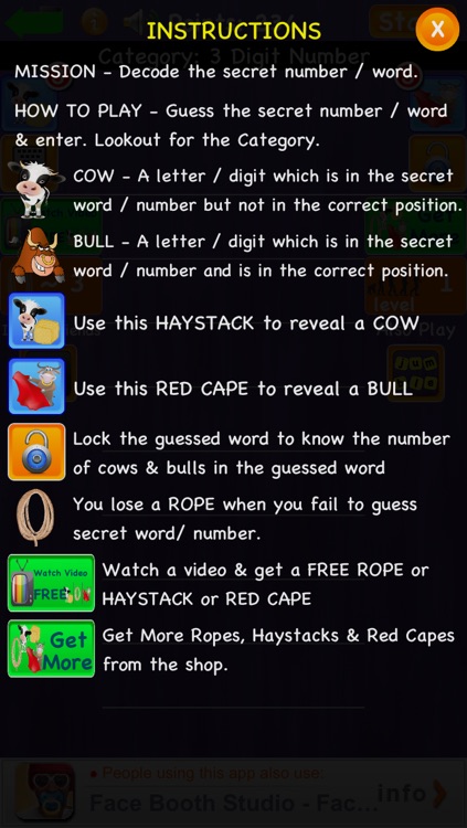 Guess the Code - Best Free Mastermind / Bulls and Cows Words Games screenshot-4