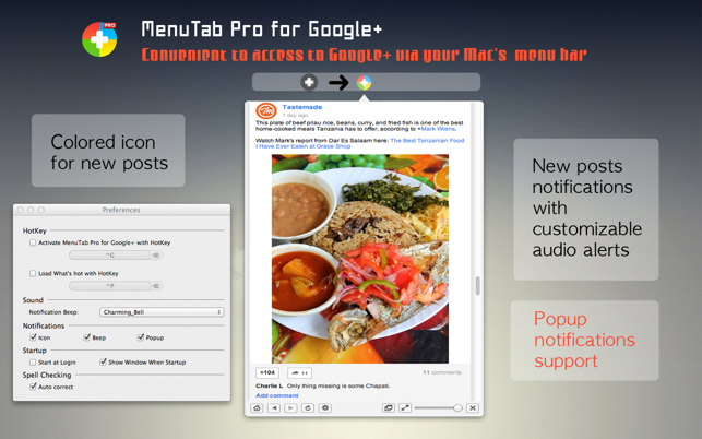 MenuTab Pro for Google+(圖2)-速報App