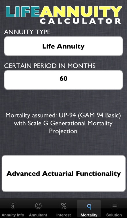 Life Annuity Calculator screenshot-3