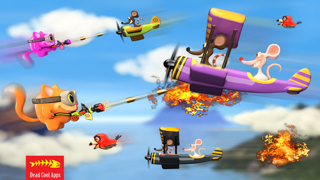 How to cancel & delete Airplane Cats vs Rats FREE - Tiny Flying Angry Air Battle Game from iphone & ipad 1