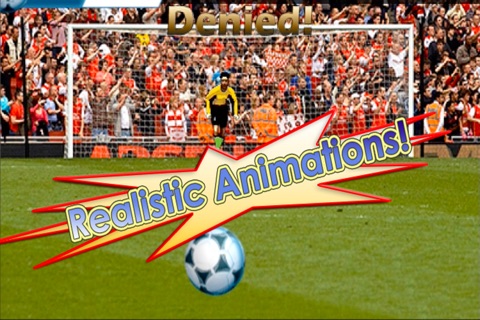 A Football Penalty Shootout Kick Real Sports Star Head - Soccer 2014 Final HD (Free) screenshot 4