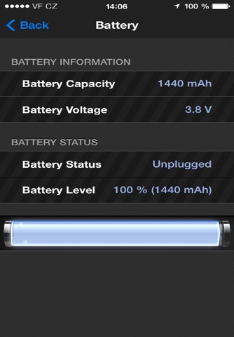 System Activity Monitor Battery Charge  Manager screenshot 2
